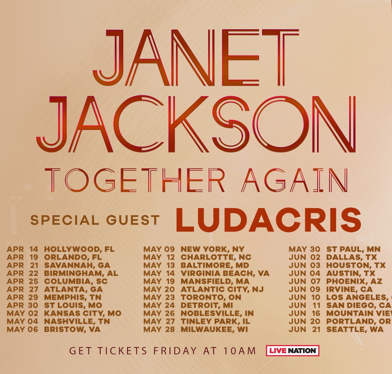 A Once-in-a-Lifetime Chance: Janet Jackson Concert Via Bushman