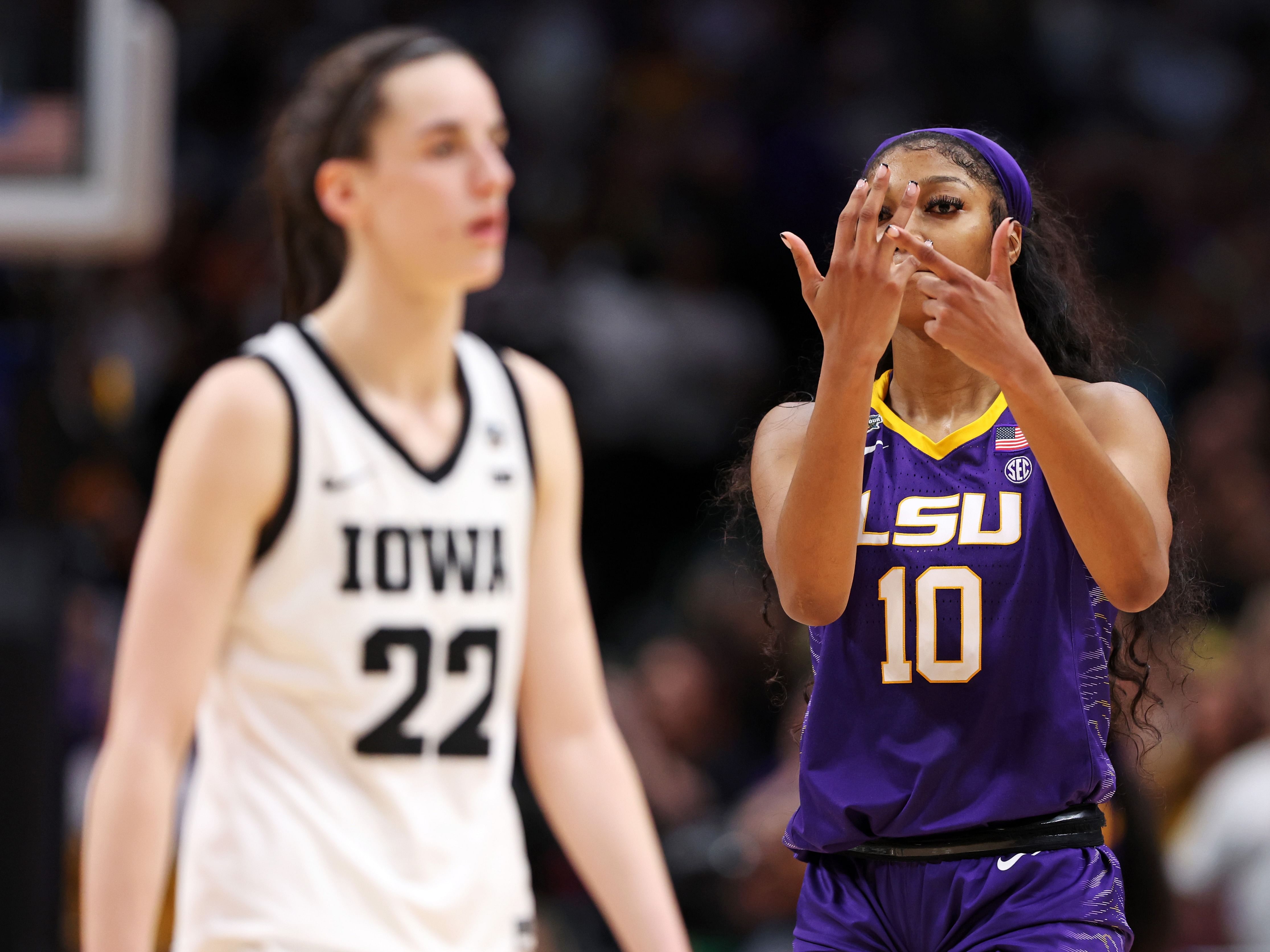 Angel Reese's Sweet Message To Mom During Brother's NCAA Win Angel Reese's Sweet Message To Mom During Brother's NCAA Win