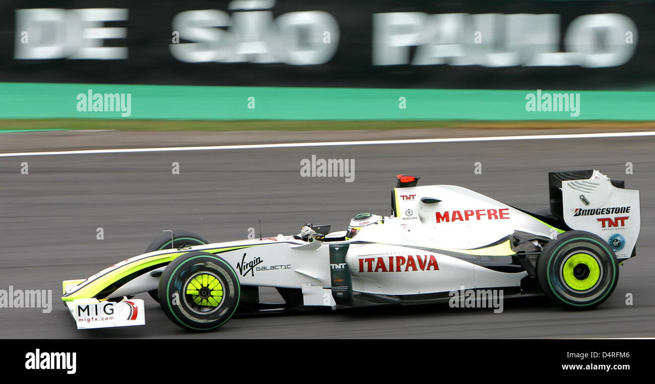Back In The Brawn: Jenson Button And His 2009 F1 Car Back In The Brawn: Jenson Button And His 2009 F1 Car