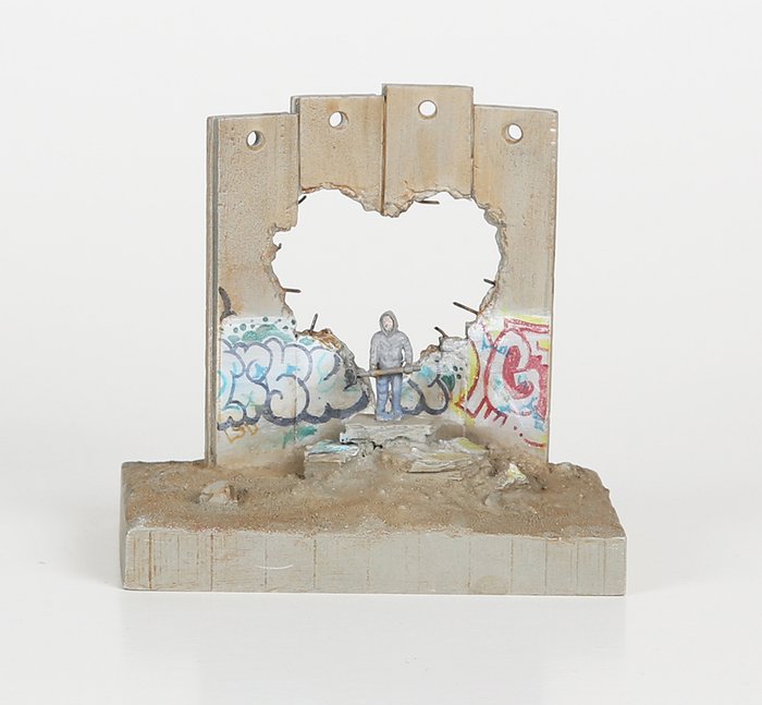 Banksy Auction: Iconic Broken Heart Wall On The Block Banksy Auction: Iconic Broken Heart Wall On The Block