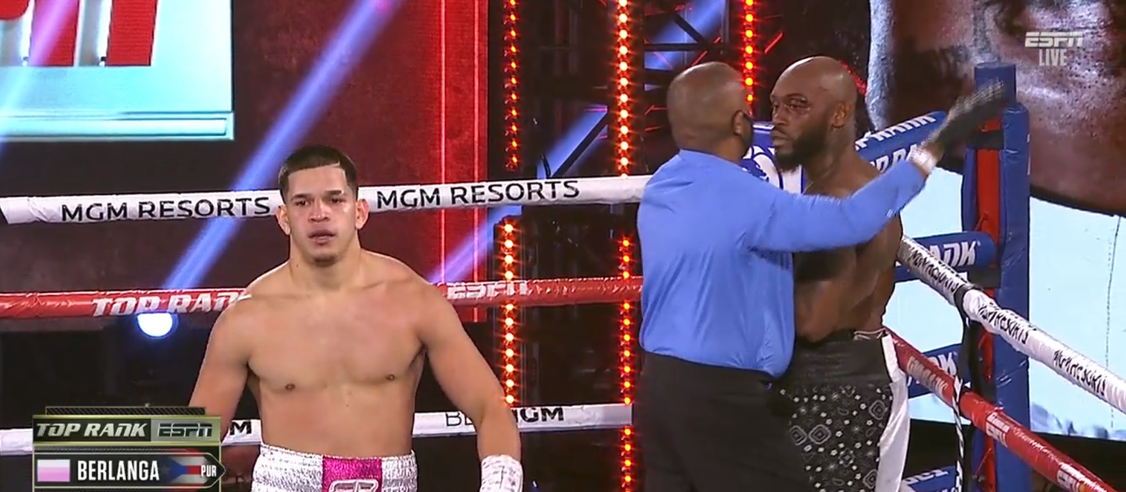 Berlanga's Unwanted Fight Ends In Impressive KO Berlanga's Unwanted Fight Ends In Impressive KO
