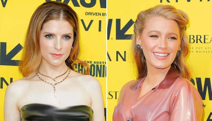 Blake Lively And Anna Kendrick Reunite Amid Feud Rumors At Premiere Blake Lively And Anna Kendrick Reunite Amid Feud Rumors At Premiere