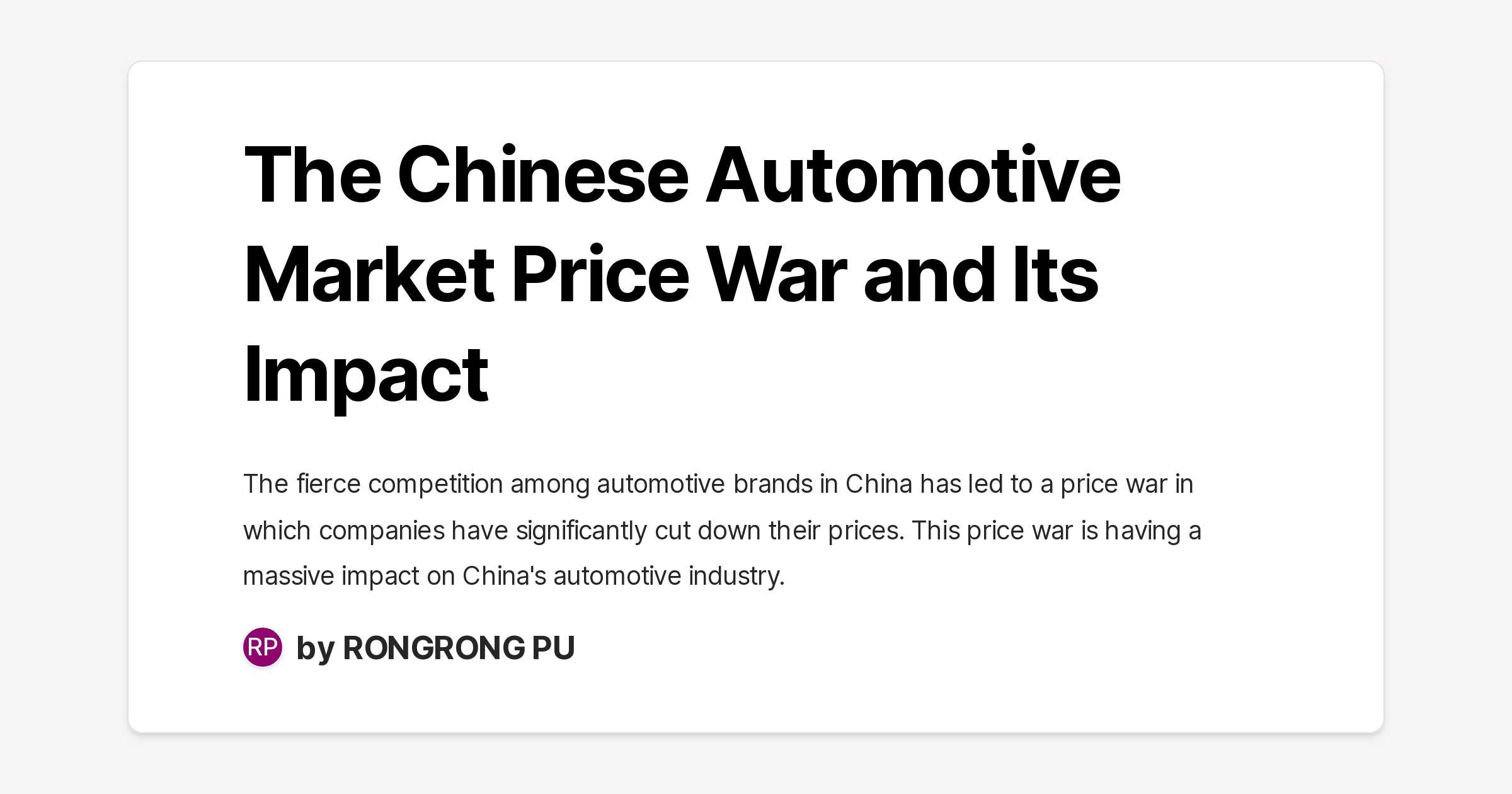 BMW, Porsche, And The Complexities Of The Chinese Automotive Market BMW, Porsche, And The Complexities Of The Chinese Automotive Market