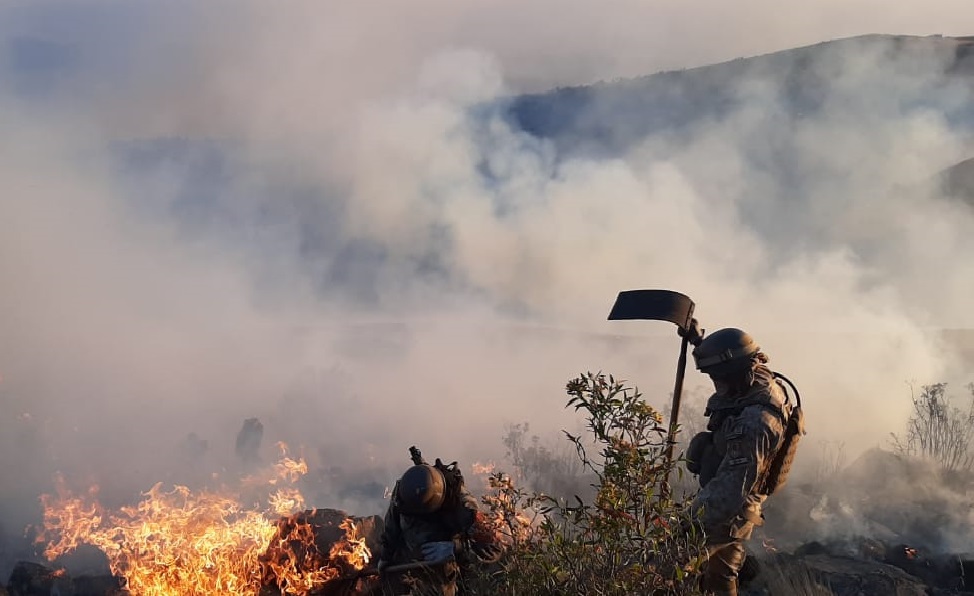 Bomberos Forestales Combaten Incendio En Constanza: Densa Humarada Afecta A Residentes Bomberos Forestales Combaten Incendio En Constanza: Densa Humarada Afecta A Residentes