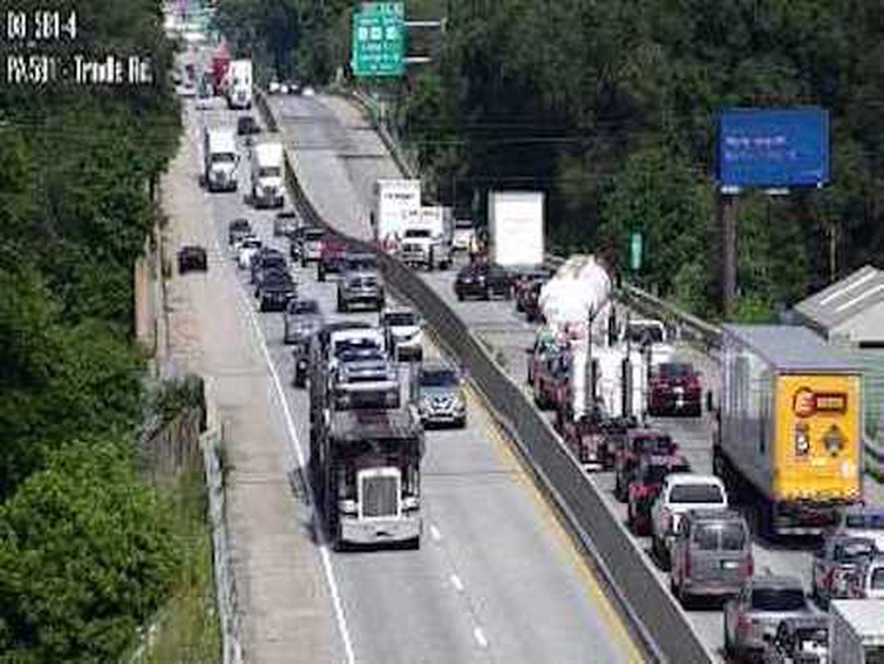 Box Truck Involved In Route 581 Closure Box Truck Involved In Route 581 Closure