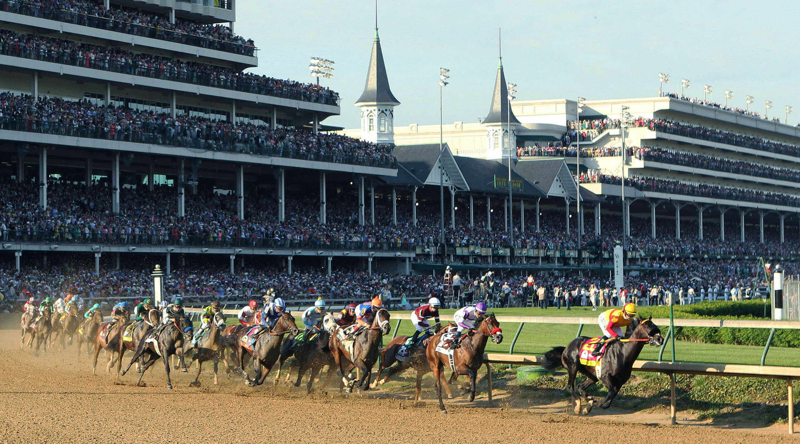 Churchill Downs: Final Touches Before The Kentucky Derby Churchill Downs: Final Touches Before The Kentucky Derby