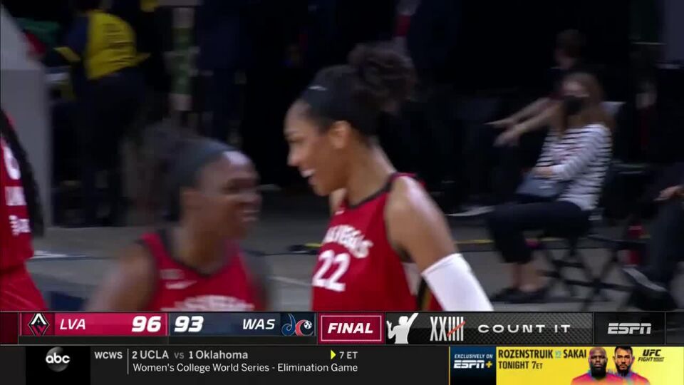 Clutch Shot By Deja Kelly Leads Las Vegas Aces To Victory Clutch Shot By Deja Kelly Leads Las Vegas Aces To Victory
