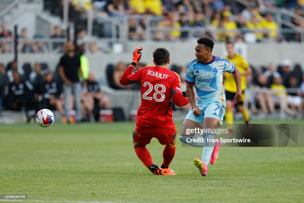 Columbus Crew's Steffen Suffers Setback Against Rapids Columbus Crew's Steffen Suffers Setback Against Rapids