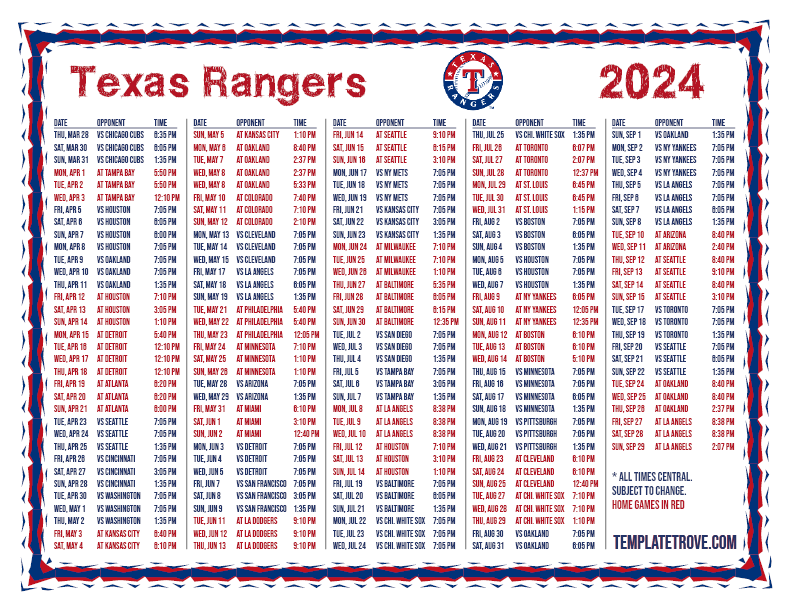 Complete Guide To Watching The Texas Rangers In 2025: Schedule, TV, And Streaming Complete Guide To Watching The Texas Rangers In 2025: Schedule, TV, And Streaming