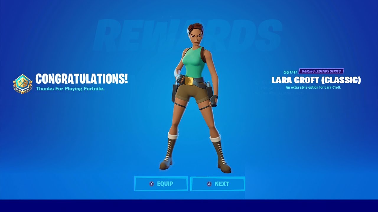 Confirmed Fortnite Leak: Lara Croft Skin Coming Soon Confirmed Fortnite Leak: Lara Croft Skin Coming Soon