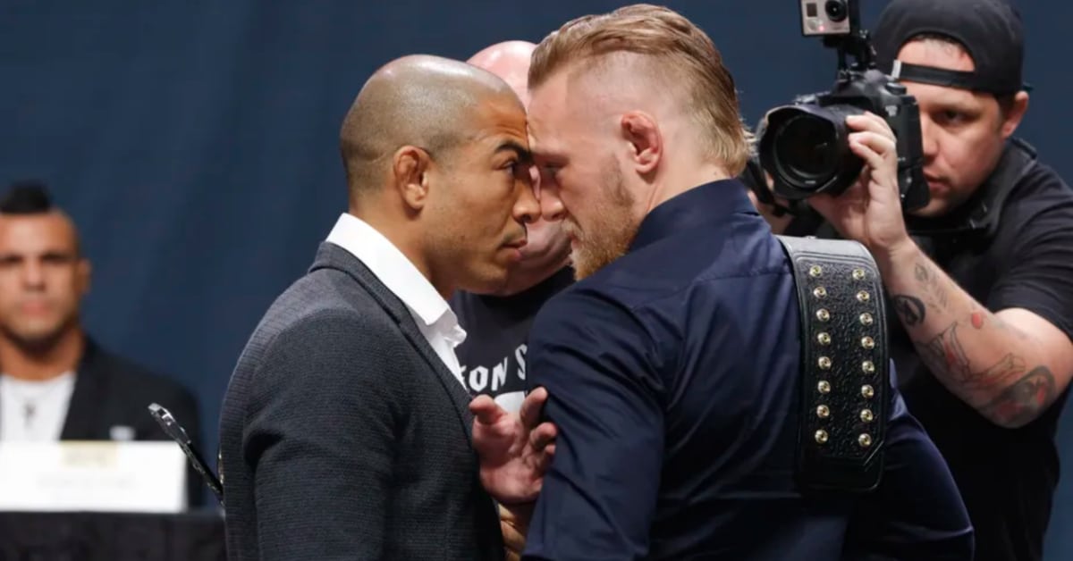 Conor McGregor's BKFC Jose Aldo Press Conference Recreation Conor McGregor's BKFC Jose Aldo Press Conference Recreation