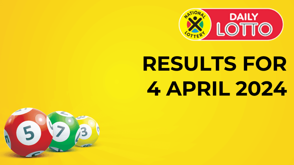 Daily Lotto Results For Thursday 17th April 2025 Daily Lotto Results For Thursday 17th April 2025
