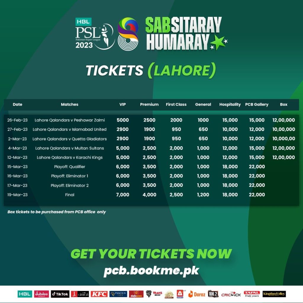 Don't Miss Out: PSL 10 Tickets On Sale Don't Miss Out: PSL 10 Tickets On Sale