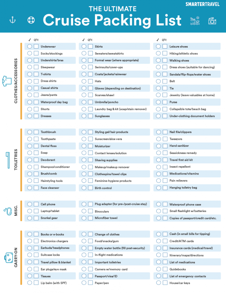 Essential Cruise Packing: What To Exclude