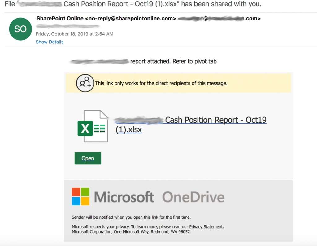 Executive Office 365 Accounts Targeted In Multi-Million Dollar Hacking Scheme Executive Office 365 Accounts Targeted In Multi-Million Dollar Hacking Scheme