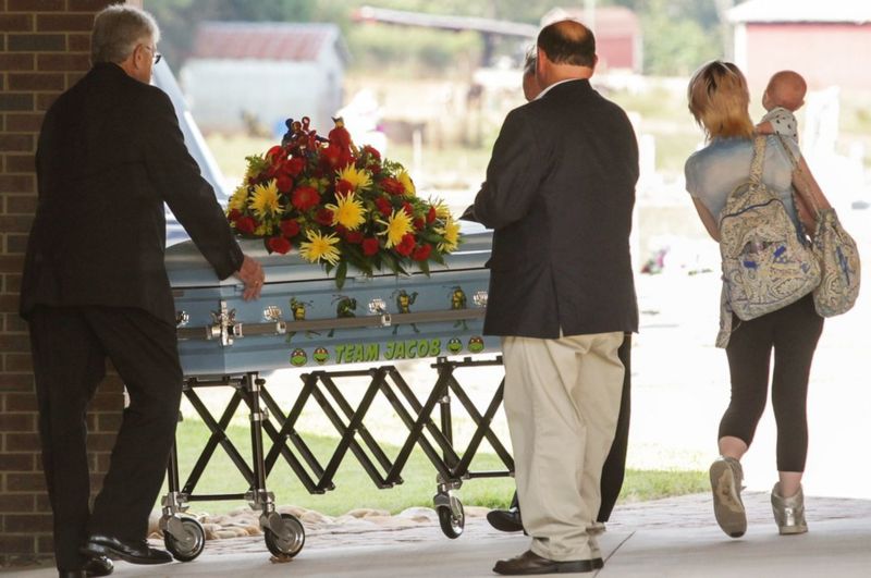 Family Holds Funeral For Son Killed At School Family Holds Funeral For Son Killed At School