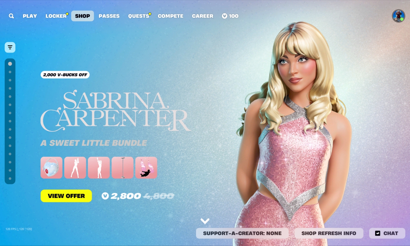 Finding Sabrina Carpenter Skins In Fortnite: The Ultimate Guide Finding Sabrina Carpenter Skins In Fortnite: The Ultimate Guide