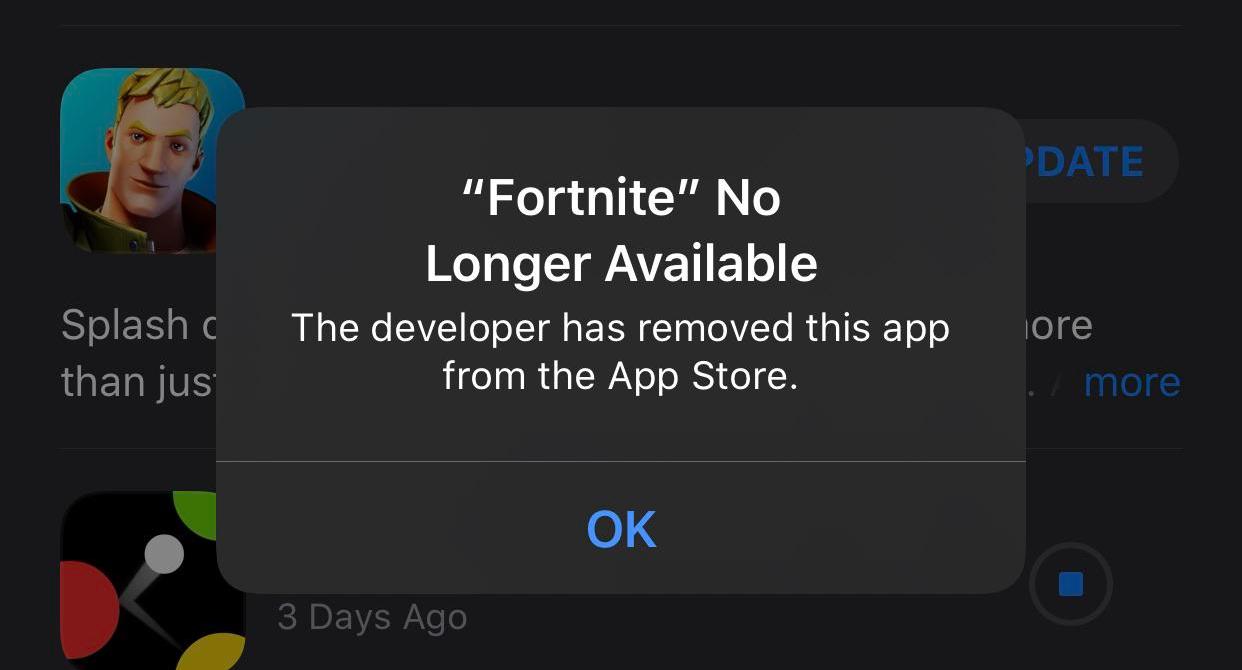 Fortnite Reappears On US App Store Fortnite Reappears On US App Store
