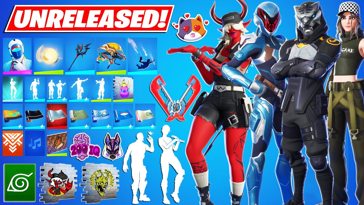 Fortnite: Unreleased And Retired Skins Fortnite: Unreleased And Retired Skins