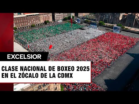 Fotos: Así Se Vivió La Emocionante Clase Nacional De Boxeo En El Zócalo Fotos: Así Se Vivió La Emocionante Clase Nacional De Boxeo En El Zócalo