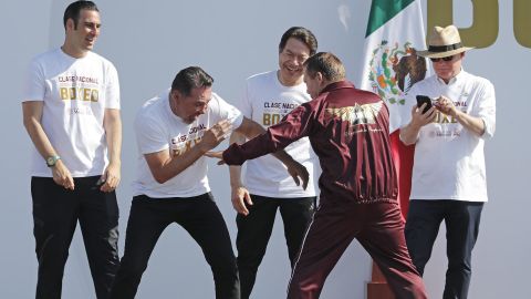 FOTOS: La Clase Nacional De Boxeo Llega Al Zócalo Capitalino FOTOS: La Clase Nacional De Boxeo Llega Al Zócalo Capitalino