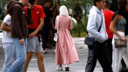French President's Party Pushes For Public Hijab Ban On Minors French President's Party Pushes For Public Hijab Ban On Minors