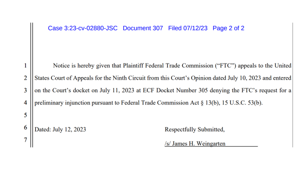 FTC Appeals Activision Blizzard Deal Ruling: Microsoft Merger Uncertain FTC Appeals Activision Blizzard Deal Ruling: Microsoft Merger Uncertain
