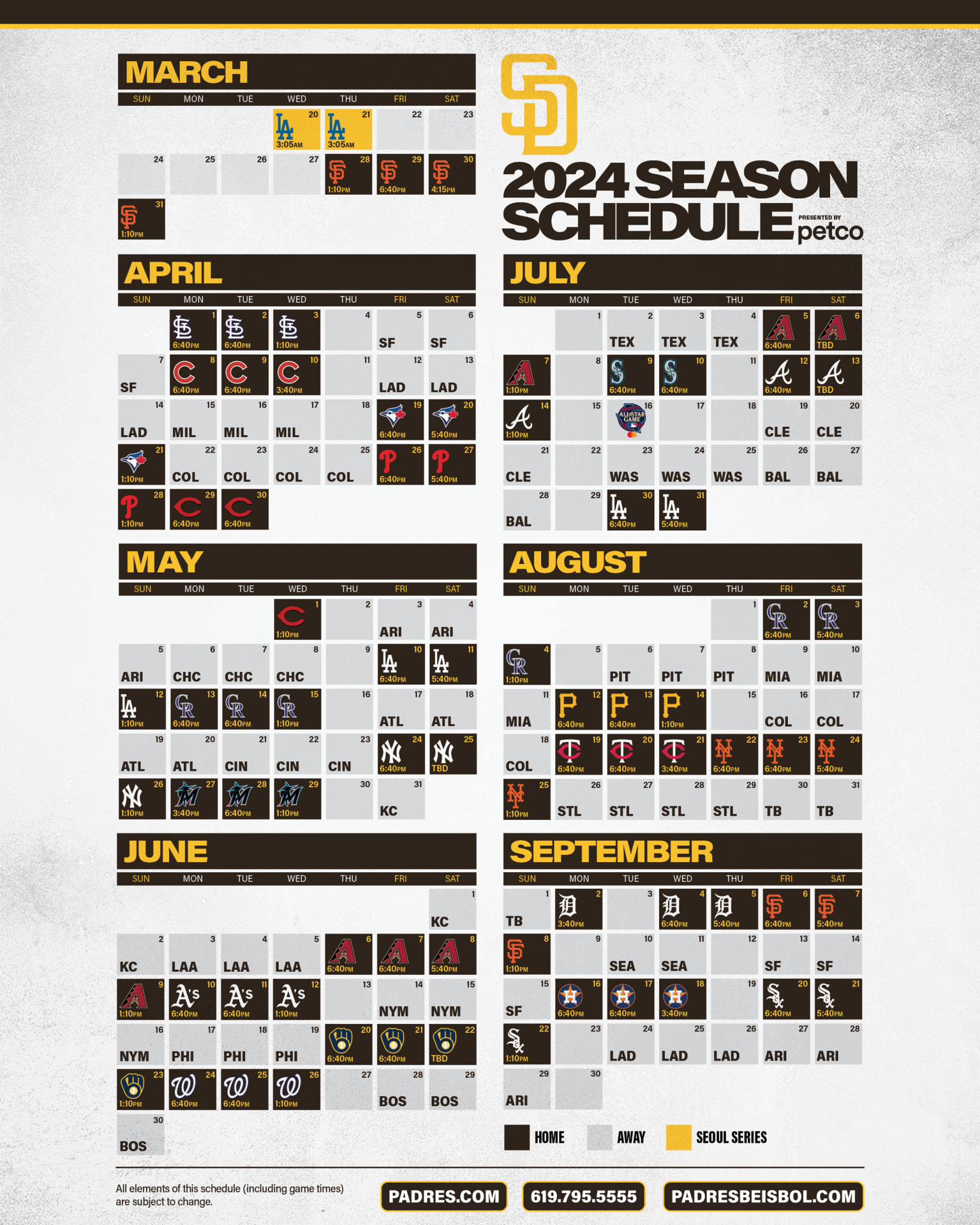 Full Broadcast Schedule For The 2025 San Diego Padres Season Full Broadcast Schedule For The 2025 San Diego Padres Season