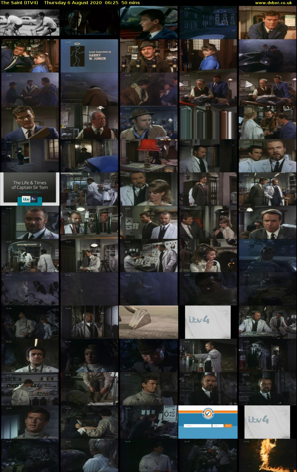 Full TV Guide For The Saint On ITV4 Full TV Guide For The Saint On ITV4