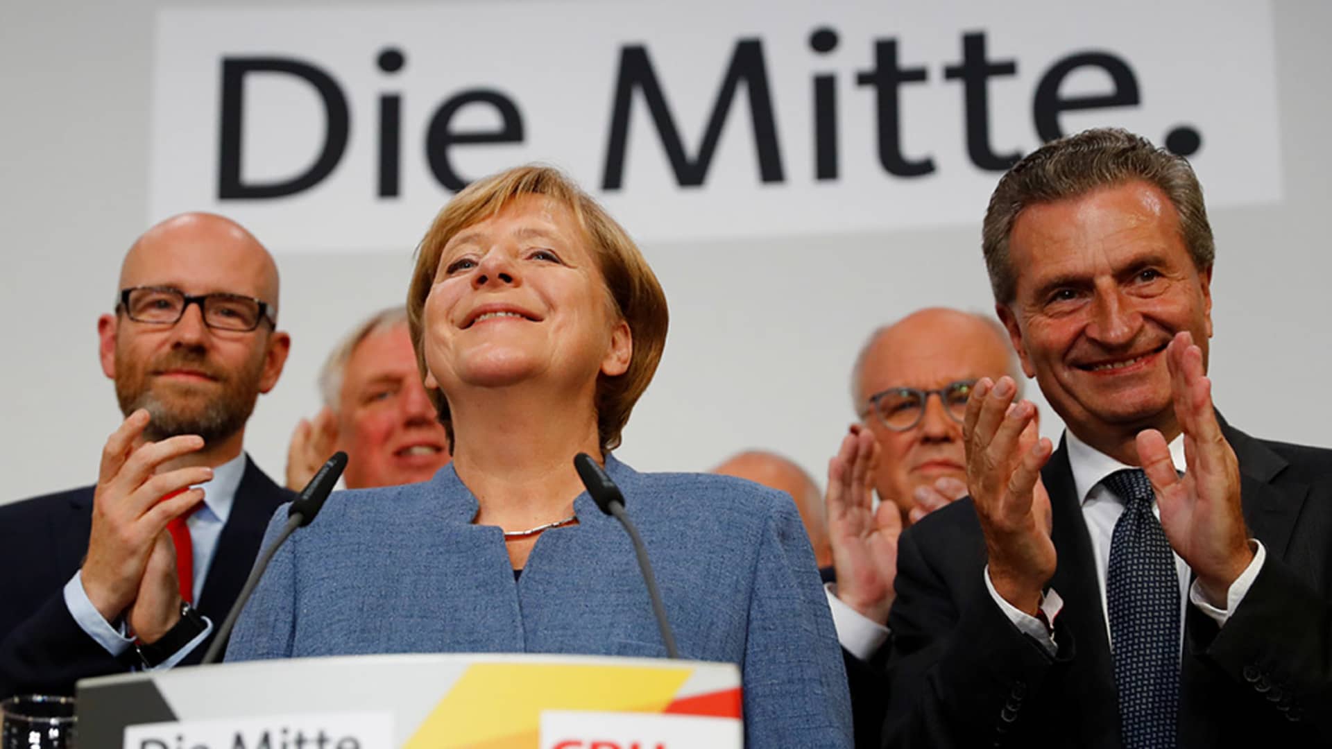 German Conservatives And Social Democrats Begin Coalition Talks
