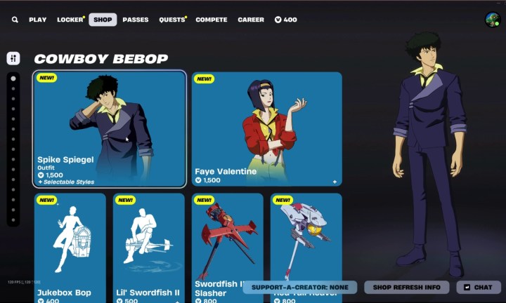 Grab The Cowboy Bebop Fortnite Skins Before They're Gone! Grab The Cowboy Bebop Fortnite Skins Before They're Gone!