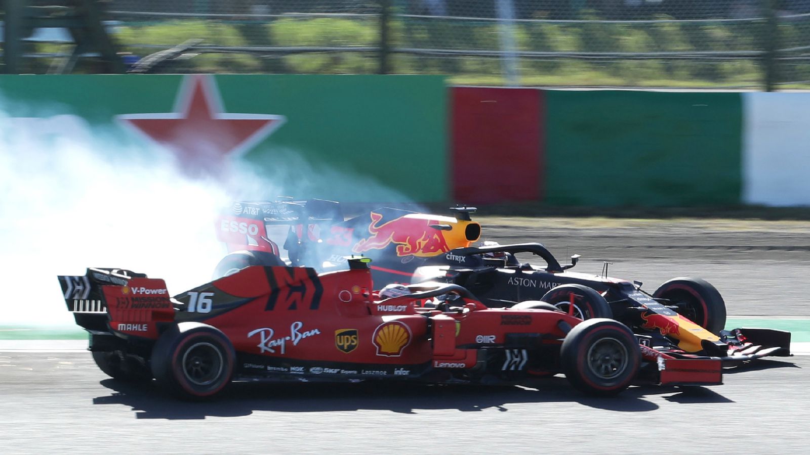 Hamilton-Leclerc Collision: Ferrari's Chinese GP Starts With Drama Hamilton-Leclerc Collision: Ferrari's Chinese GP Starts With Drama