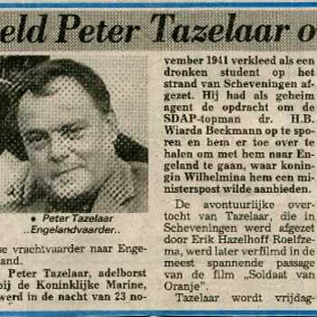 Het Leven En Werk Van Spion Peter Tazelaar: Een Biografie Het Leven En Werk Van Spion Peter Tazelaar: Een Biografie