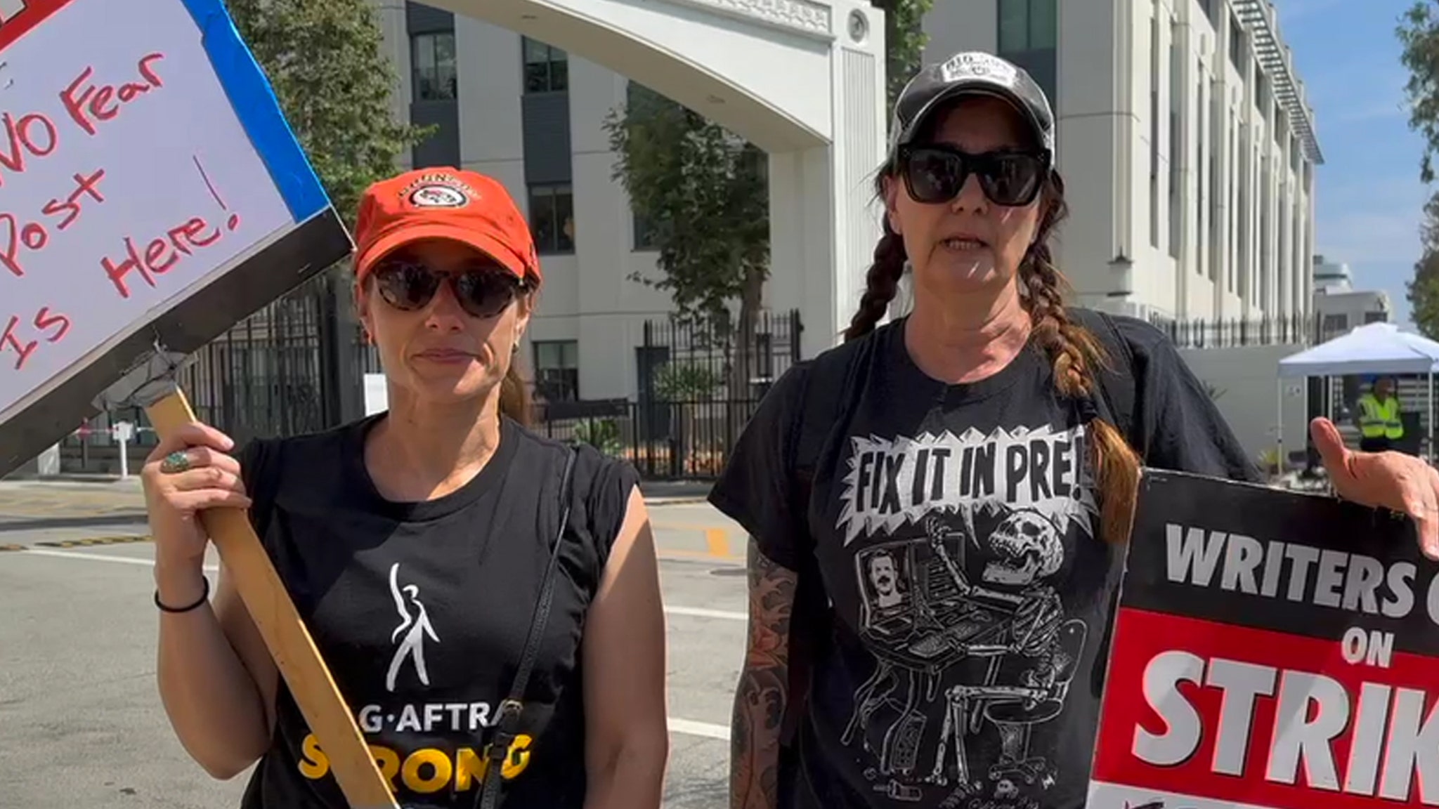 Hollywood Production Ground To A Halt Amidst Actors' And Writers' Strike Hollywood Production Ground To A Halt Amidst Actors' And Writers' Strike