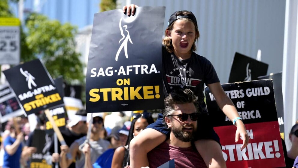 Hollywood Production Halts As Actors And Writers Strike Together Hollywood Production Halts As Actors And Writers Strike Together