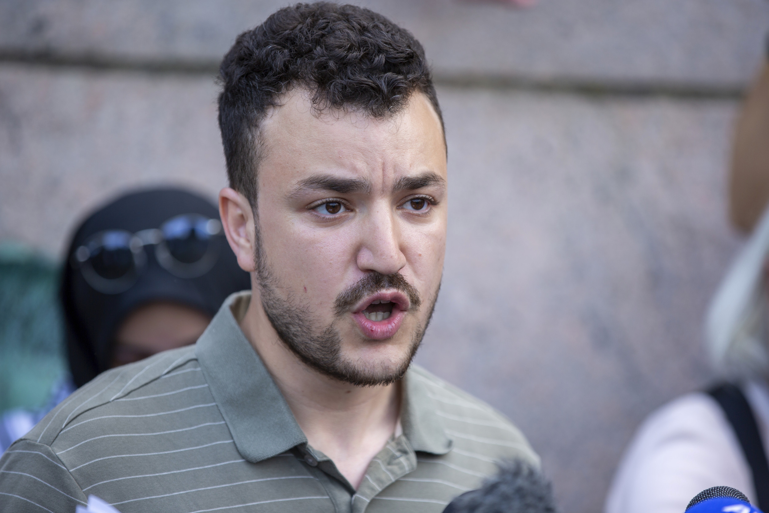 ICE Deportation Order Prevents Columbia Student Mahmoud Khalil From Seeing Newborn Son ICE Deportation Order Prevents Columbia Student Mahmoud Khalil From Seeing Newborn Son