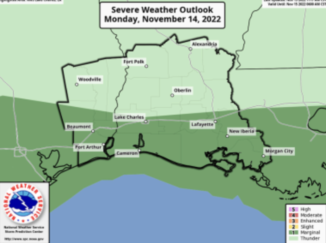 Increased Storm Risk Overnight, Severe Weather Potential Monday Increased Storm Risk Overnight, Severe Weather Potential Monday