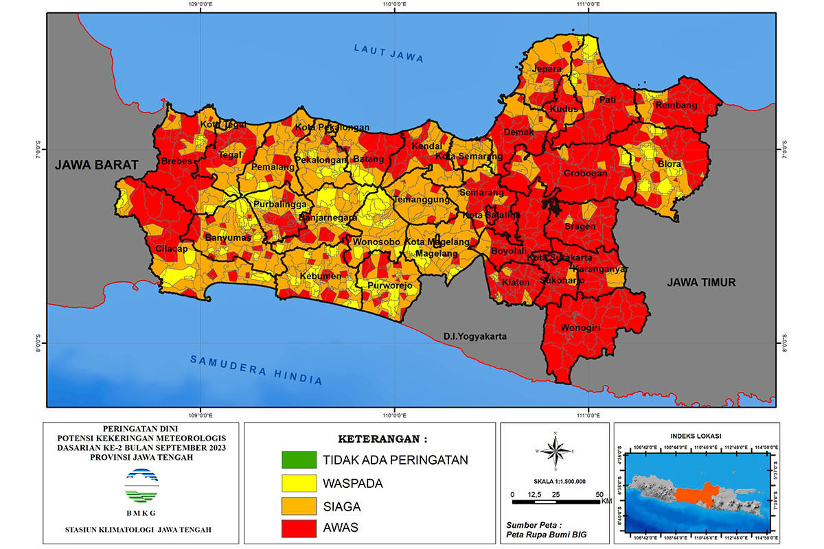 Info Hujan Di Jawa Tengah: Prakiraan Cuaca 23 April 2024 Info Hujan Di Jawa Tengah: Prakiraan Cuaca 23 April 2024