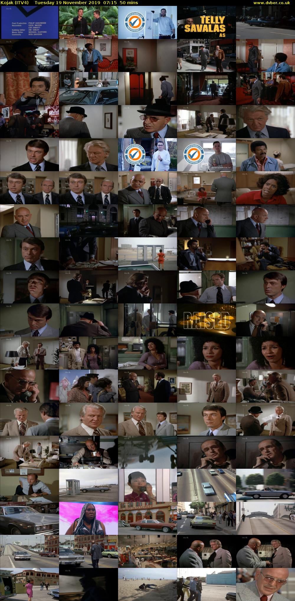 ITV4 Kojak: Episode Guide And Air Times ITV4 Kojak: Episode Guide And Air Times