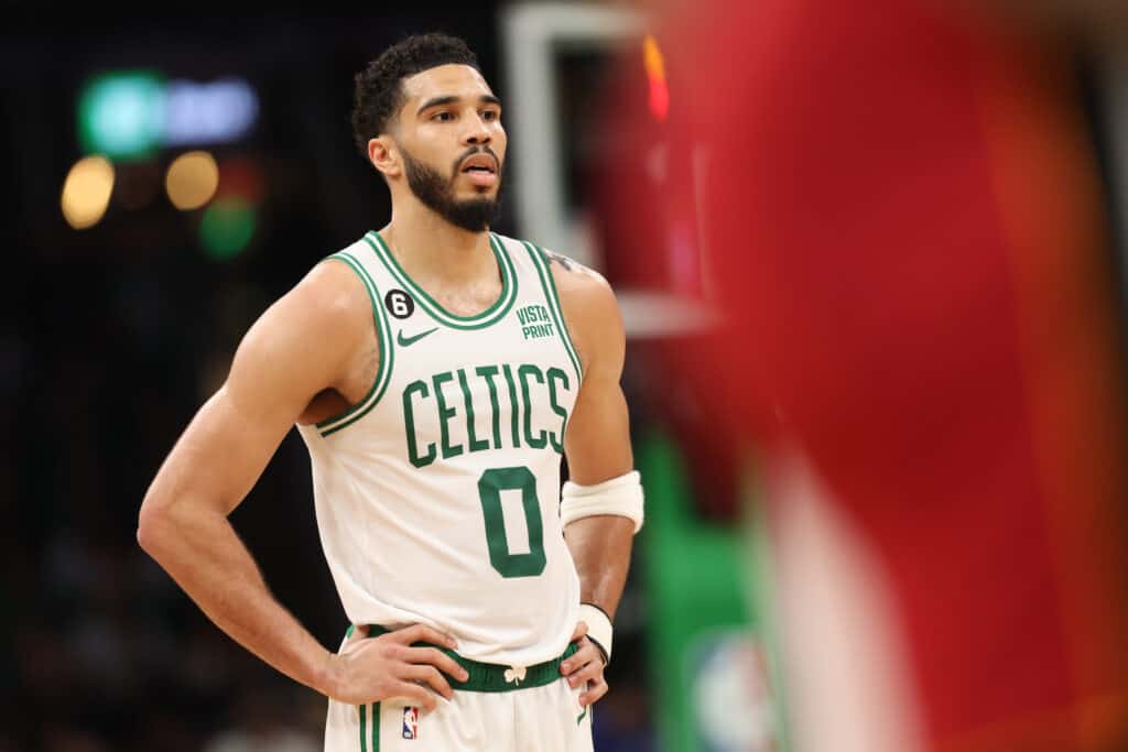 Jayson Tatum's Game 2 Availability In Doubt Following Bone Bruise Report Jayson Tatum's Game 2 Availability In Doubt Following Bone Bruise Report