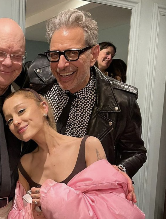 Jeff Goldblum, Ariana Grande, And Jeff Goldblum, Ariana Grande, And