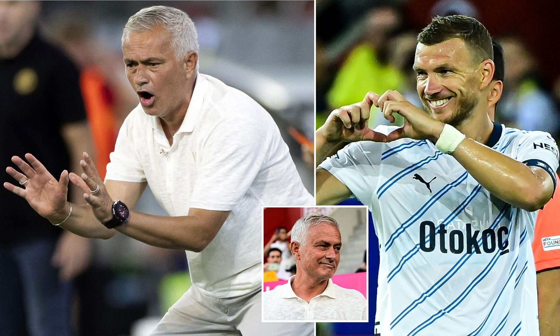 Jose Mourinho'nun Tadic Ve Dzeko'ya İlişkin Görüşleri Jose Mourinho'nun Tadic Ve Dzeko'ya İlişkin Görüşleri