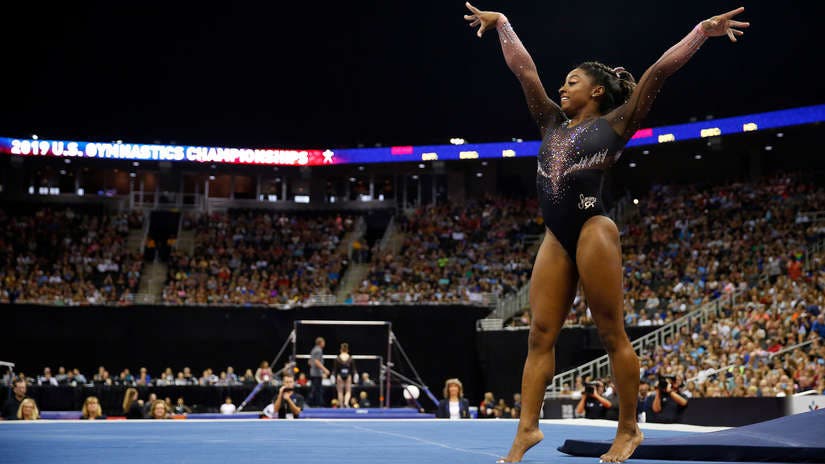 La Emotiva Felicitación De Simone Biles: Una Gimnasta Emula Su Salto La Emotiva Felicitación De Simone Biles: Una Gimnasta Emula Su Salto