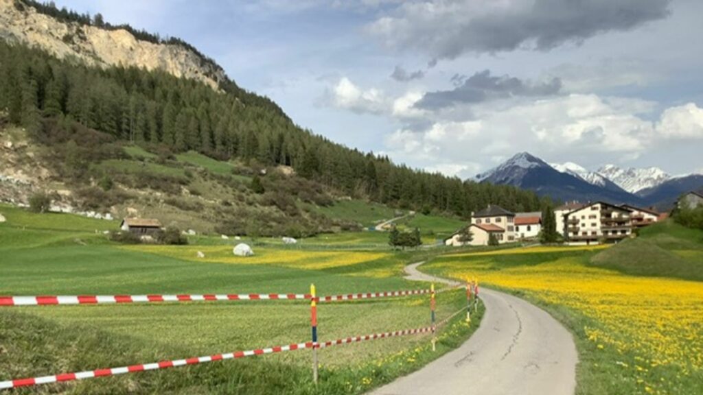 Landslide Threat Forces Partial Evacuation In Swiss Mountain Municipality Landslide Threat Forces Partial Evacuation In Swiss Mountain Municipality
