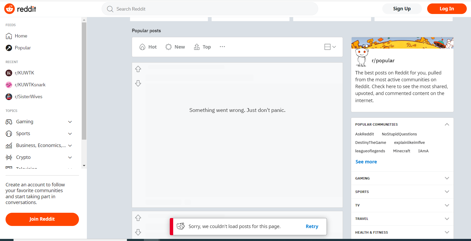 Large-Scale Reddit Outage Impacts Thousands Of Users Large-Scale Reddit Outage Impacts Thousands Of Users