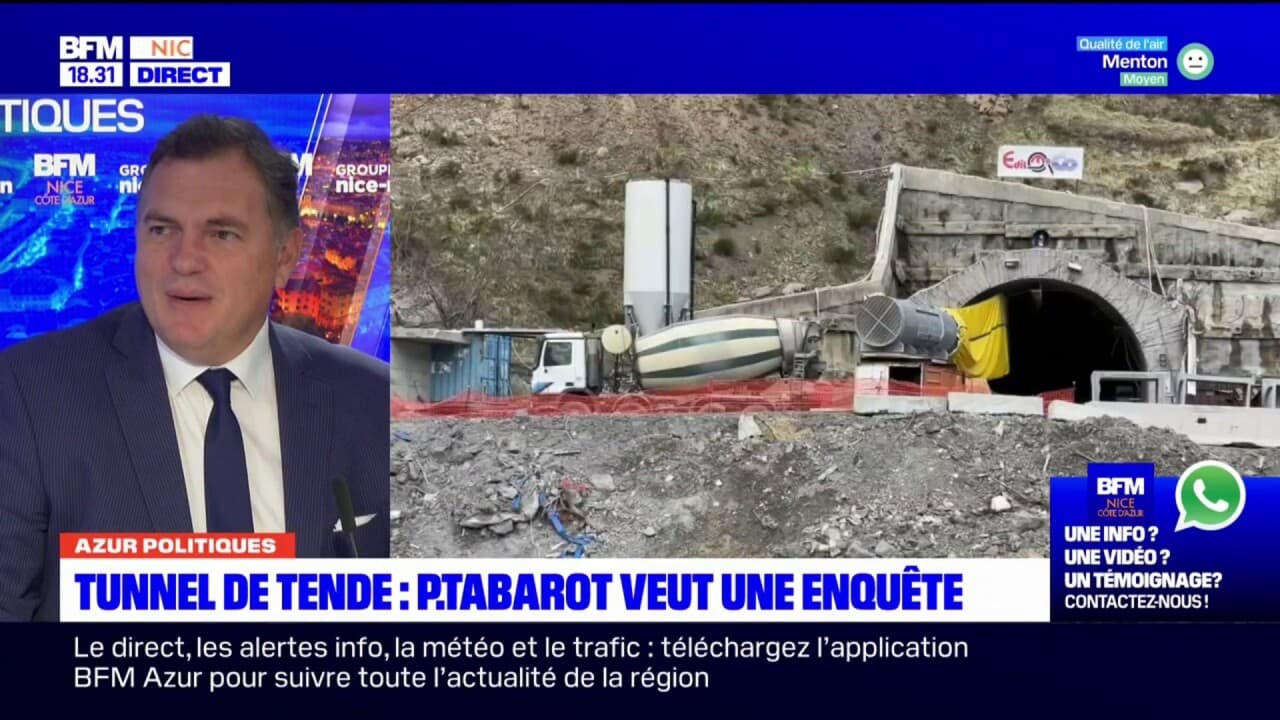 Le Ministre Tabarot Confirme L'ouverture Du Tunnel De Tende Pour Juin Le Ministre Tabarot Confirme L'ouverture Du Tunnel De Tende Pour Juin