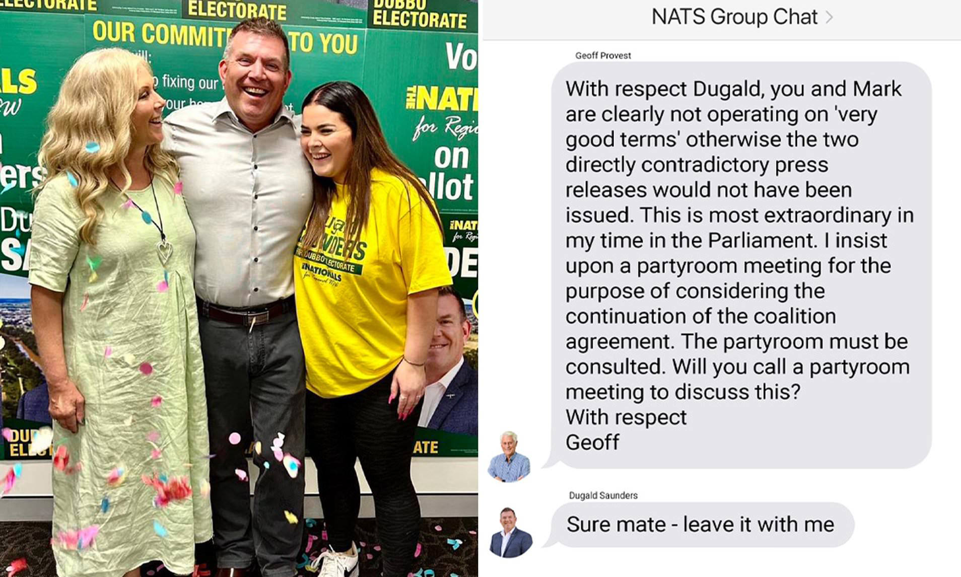 Leaked Messages Reveal Deep Divisions Within Reform Party Leaked Messages Reveal Deep Divisions Within Reform Party
