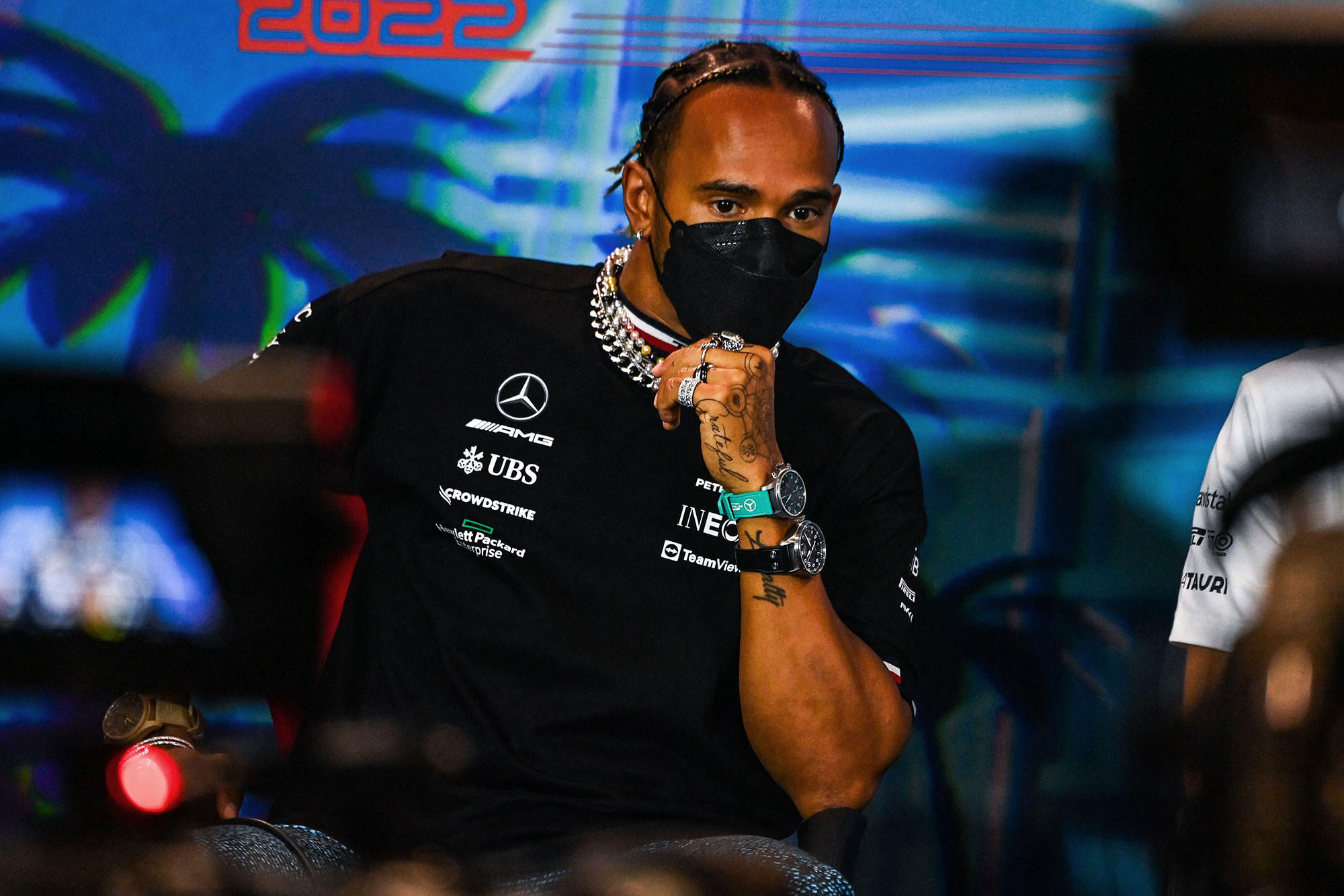 Lewis Hamilton And Ferrari's Heated Tea Break At The Miami GP Lewis Hamilton And Ferrari's Heated Tea Break At The Miami GP
