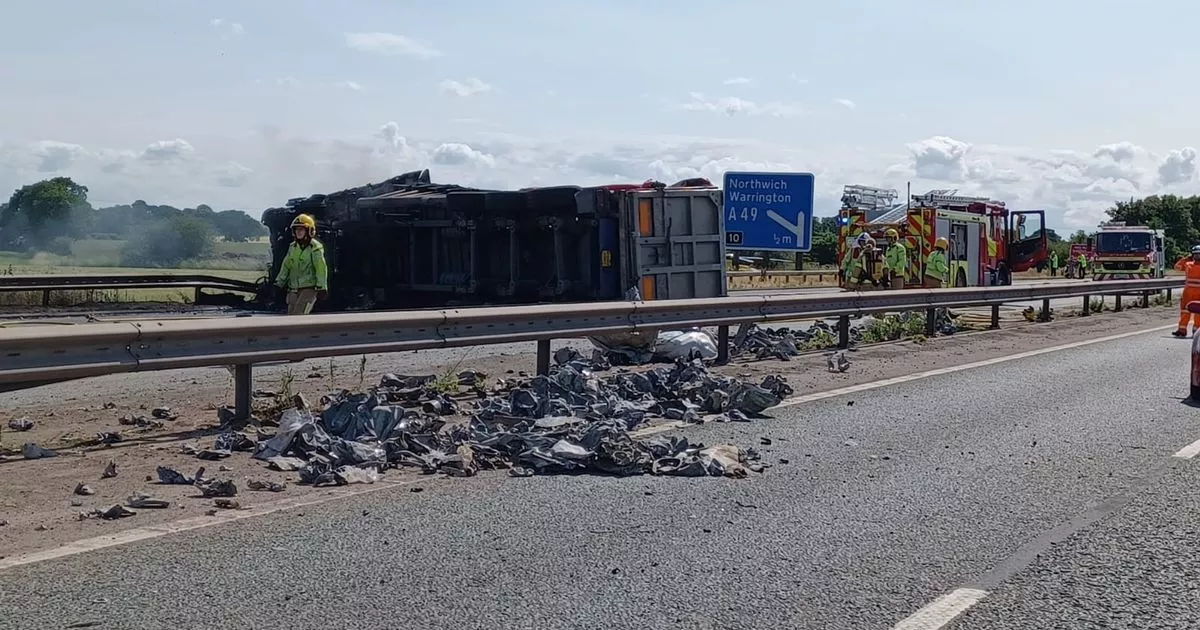 M56 Closed: Live Traffic Updates Following Serious Accident M56 Closed: Live Traffic Updates Following Serious Accident