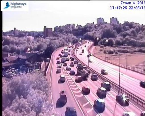M56 Crash: LIVE Traffic Updates And Long Queues M56 Crash: LIVE Traffic Updates And Long Queues